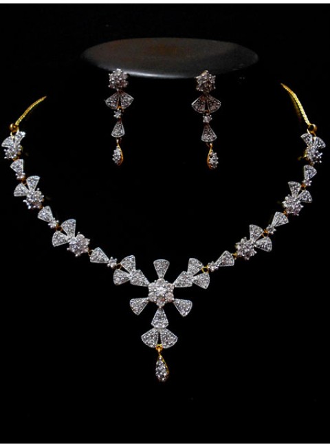 CZ Necklace Set